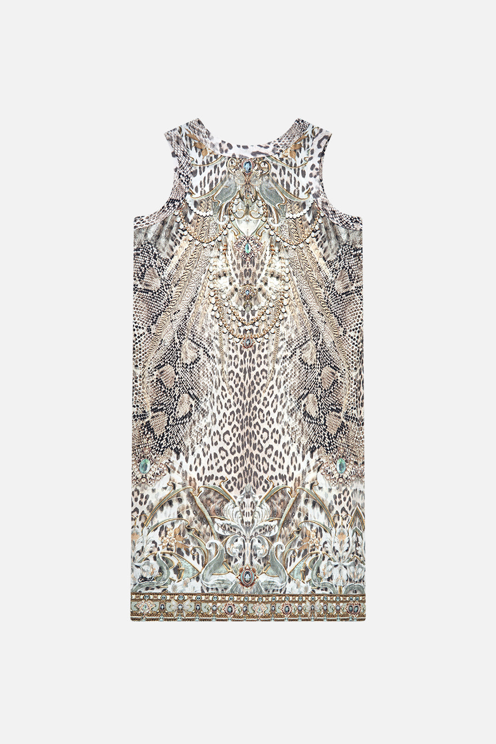 Milla by CAMILLA kids jersey tank dress in Looking Glass Houses print