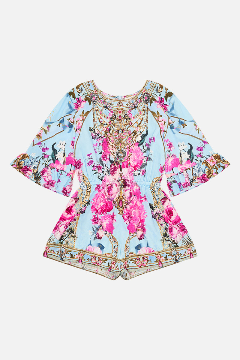 KIDS PLAYSUIT WITH TRIM IN THE HILLS OF TUSCANY main image 1