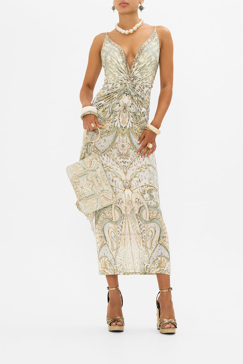 STRAPPY DRESS WITH TWIST FRONT MUSEUM MEMOIRS