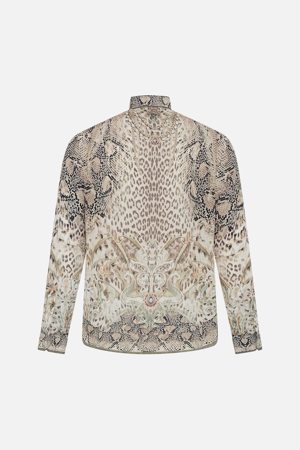 Hotel Franks by CAMILLA mens shirt in Looking Glass Houses print
