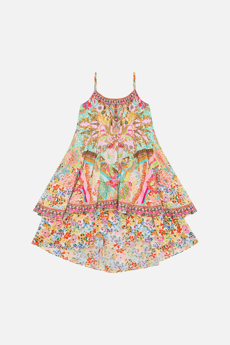 KIDS TIE FRONT MAXI DRESS 12-14 CATERINA SPRITZ main image 1