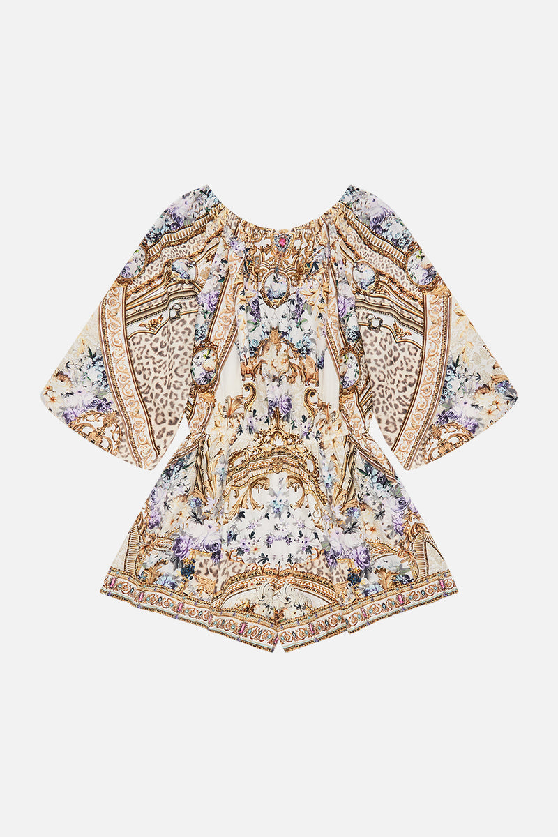 KIDS 3/4 FLARE SLEEVE PLAYSUIT 4-10 HEART OF A DRAGON