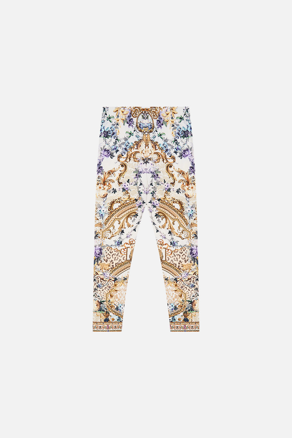 Product view of Milla By CAMILLA kids leggings in Palazzo playdate print