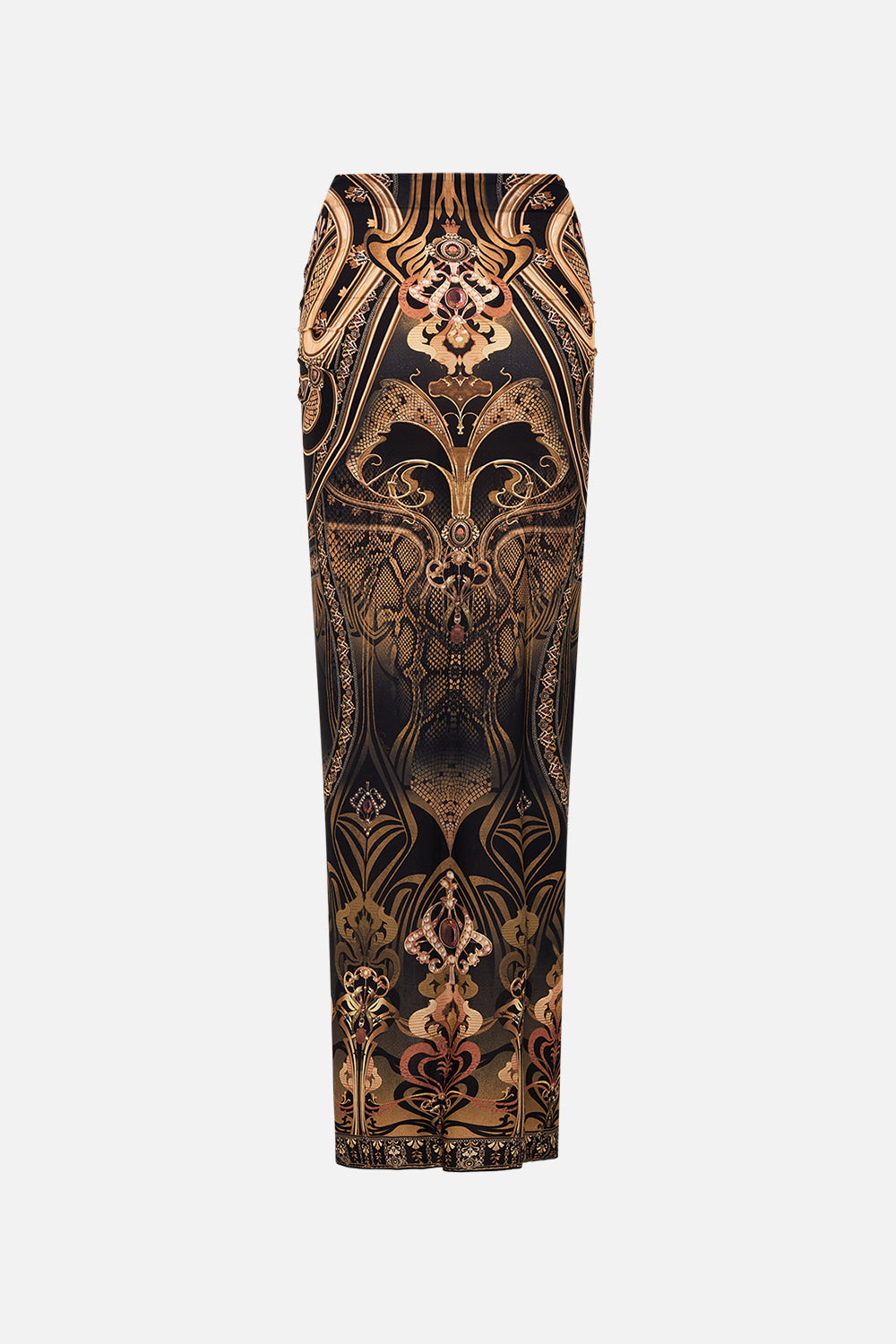 CAMILLA resortwear sarong in Nouveau Noir print