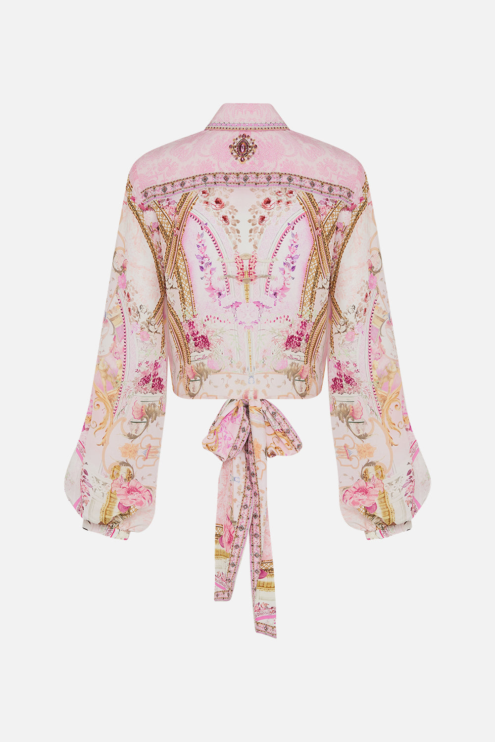 CROPPED WRAP SHIRT FRESCO FAIRYTALE