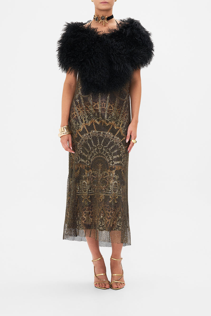MONGOLIAN STOLE A VENICE VEIL