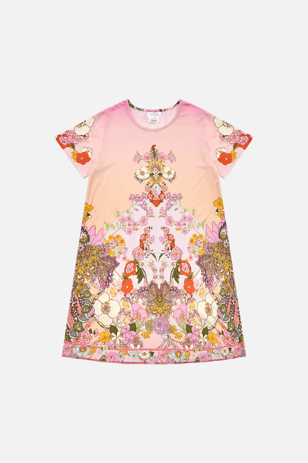 Milla by CAMILLA kids floral print t shirt dress in Clever Clogs print