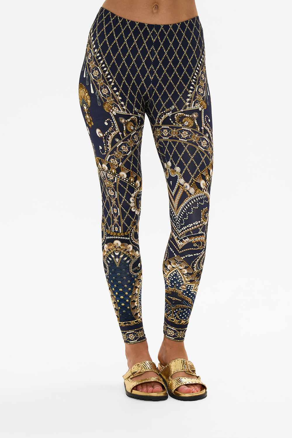 CAMILLA Gold/Black Leggings in Dance with the Duke