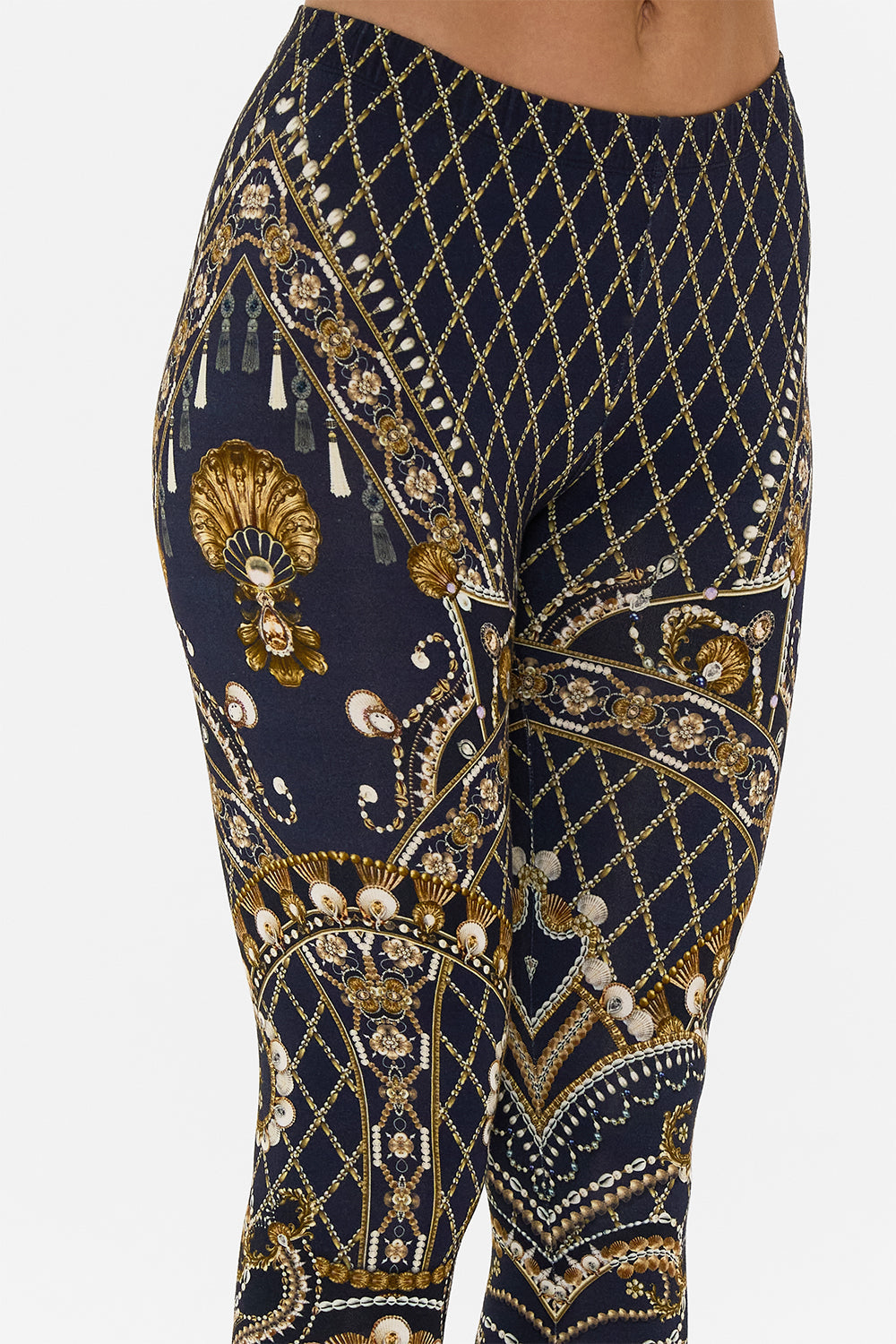 CAMILLA Gold/Black Leggings in Dance with the Duke