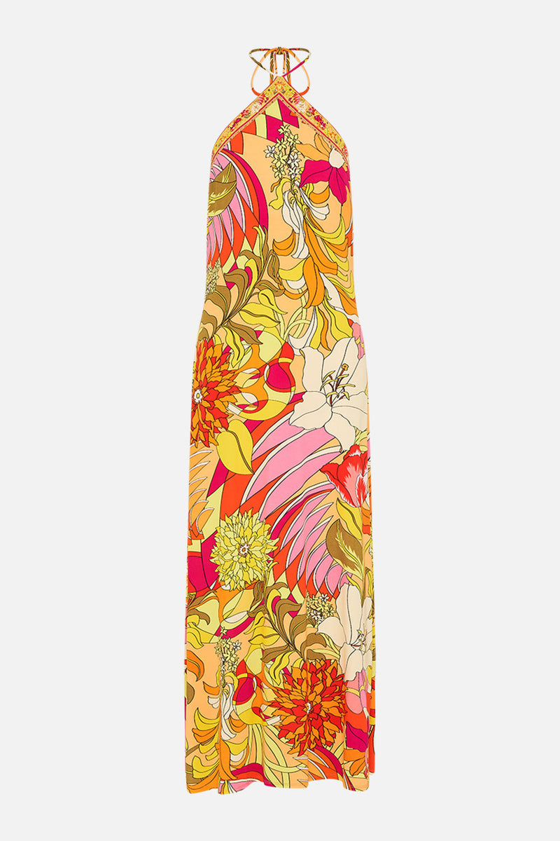 BUTTON FRONT OPENING DRESS THE FLOWER CHILD SOCIETY