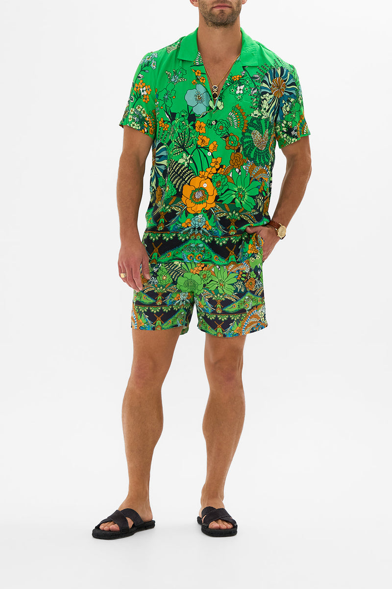 SHORT SLEEVE CAMP COLLARED SHIRT EASY TIGER main image 0