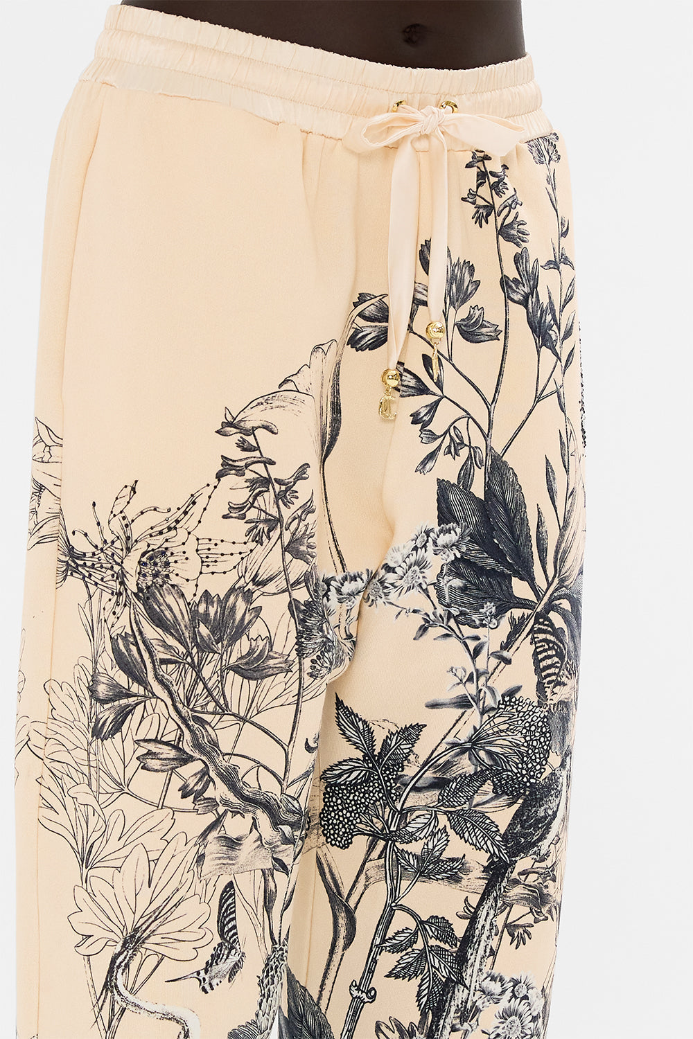 CAMILLA multi luxury track pants in Etched Into Eternity print