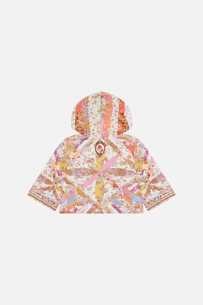 ETHEL - JUNIOR QUILTED POLY HOODED PUFFER