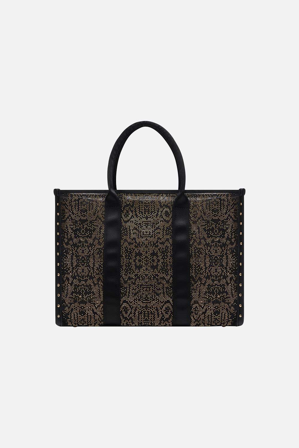 CAMILA black tote bag
