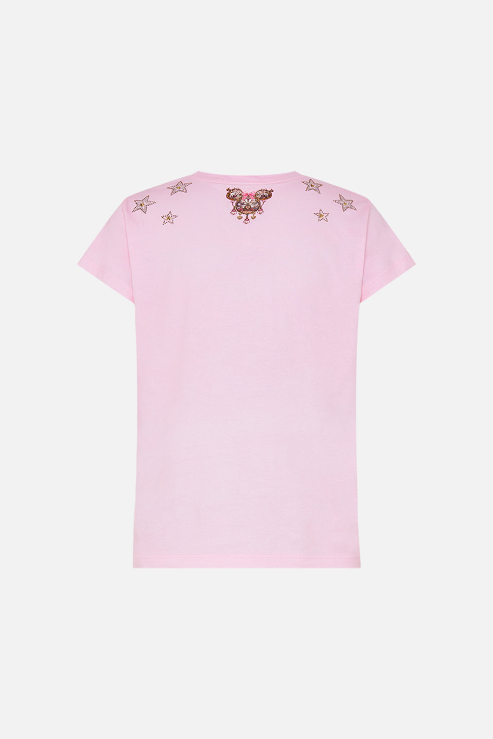 SLIM FIT ROUND NECK T-SHIRT - PINK MINNIE MOUSE MAGIC