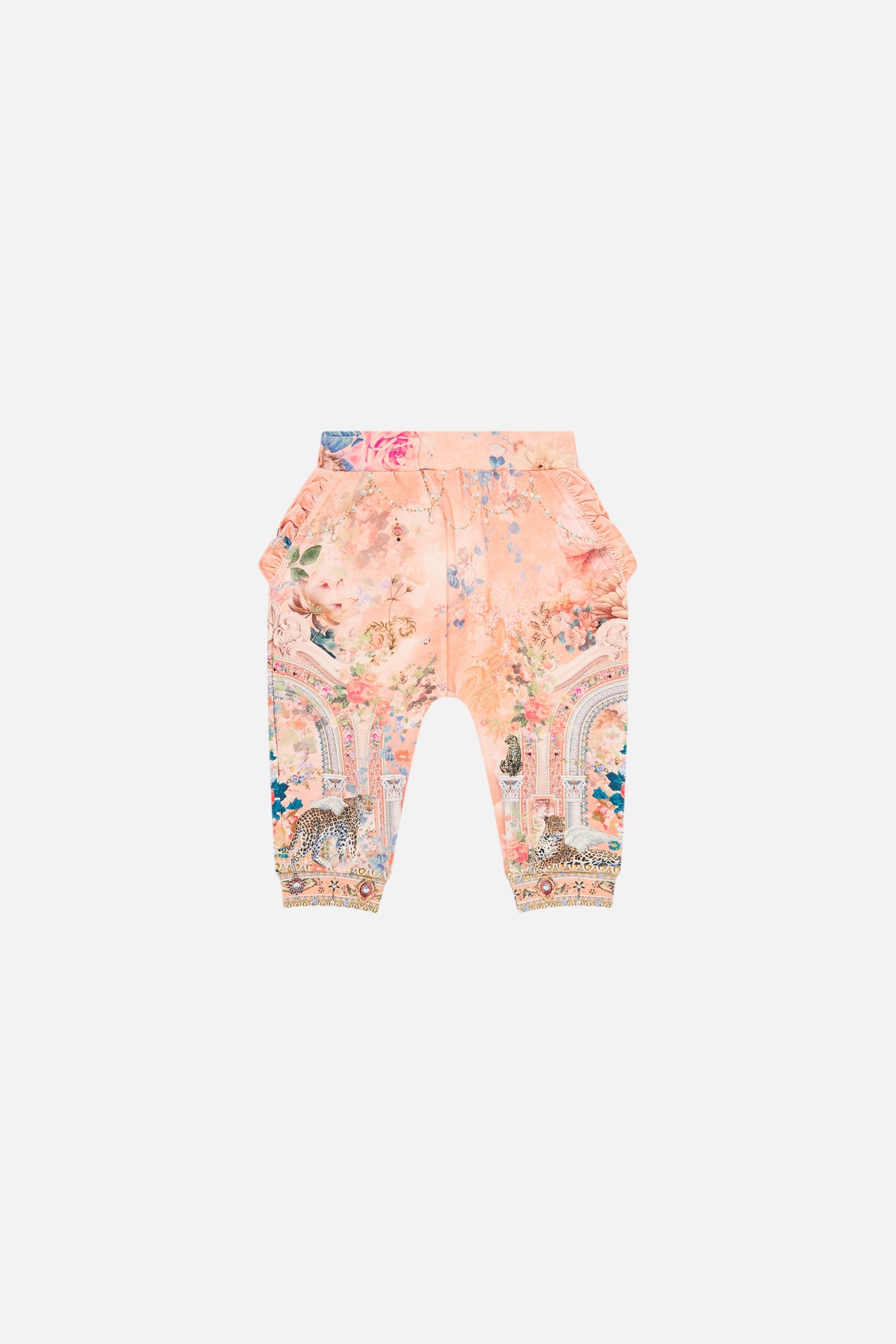 Milla By CAMILLA Babies Frill Drop Crotch Pant in The Jewellery Palace Print