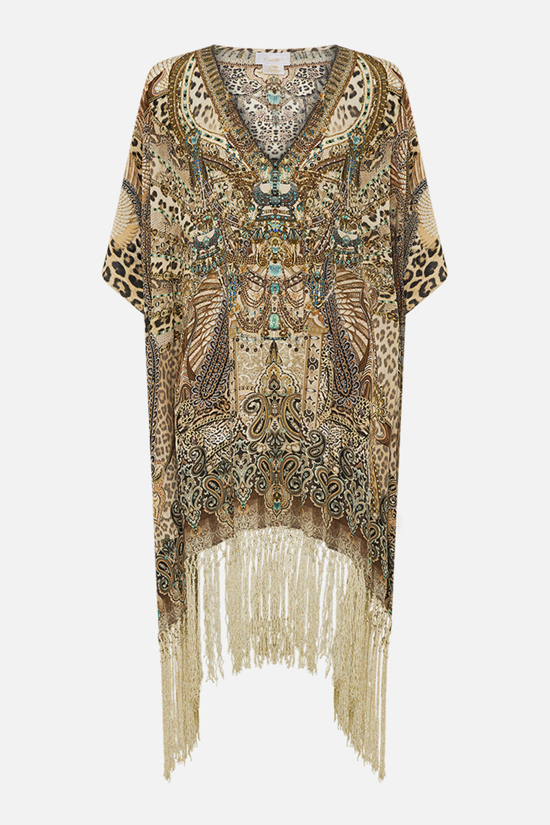 RECTANGULAR V NECK KAFTAN A PAINTED VILLAGE main image 0