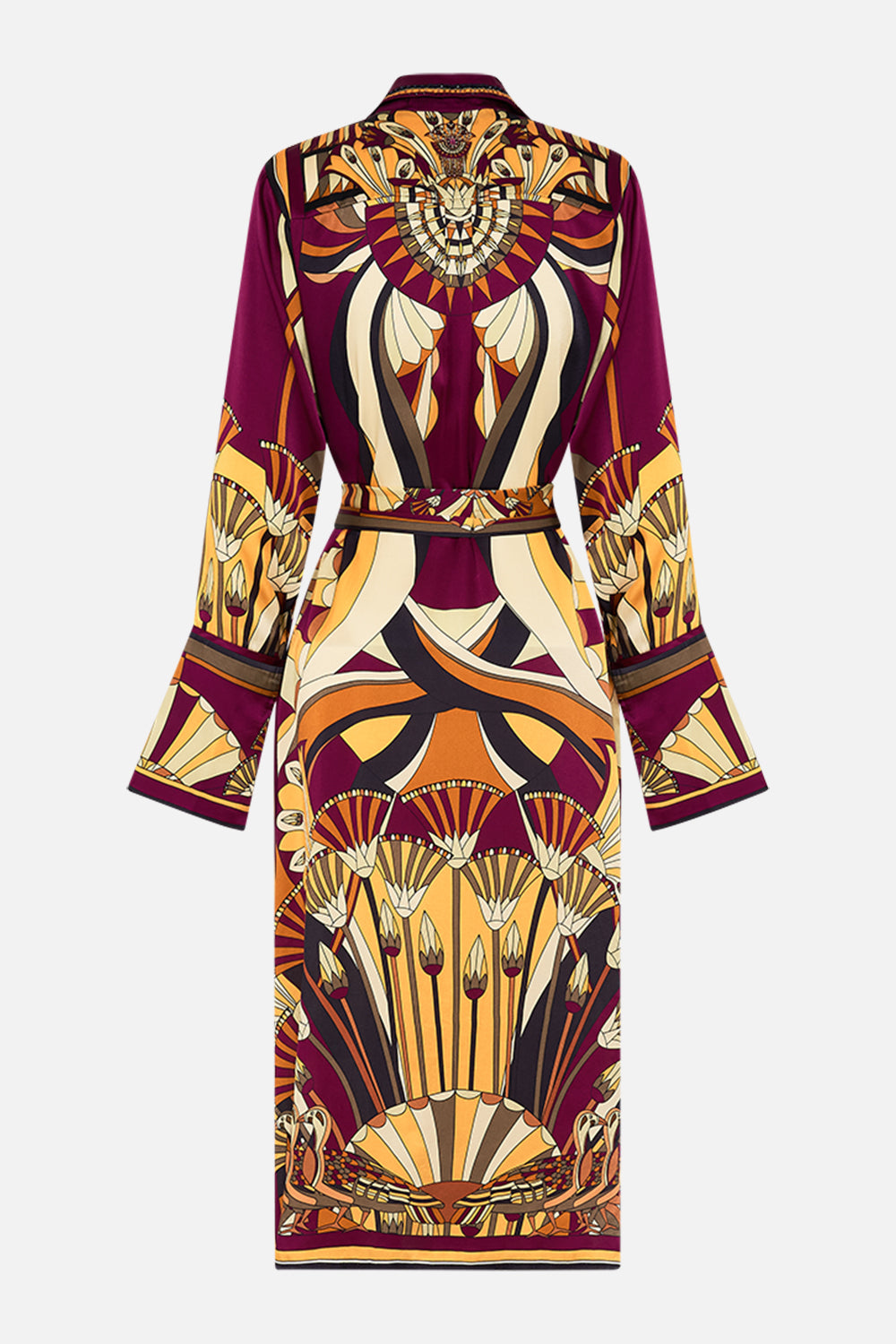 CAMILLA Split Cuff Soft Coat in Desert Delerium print.