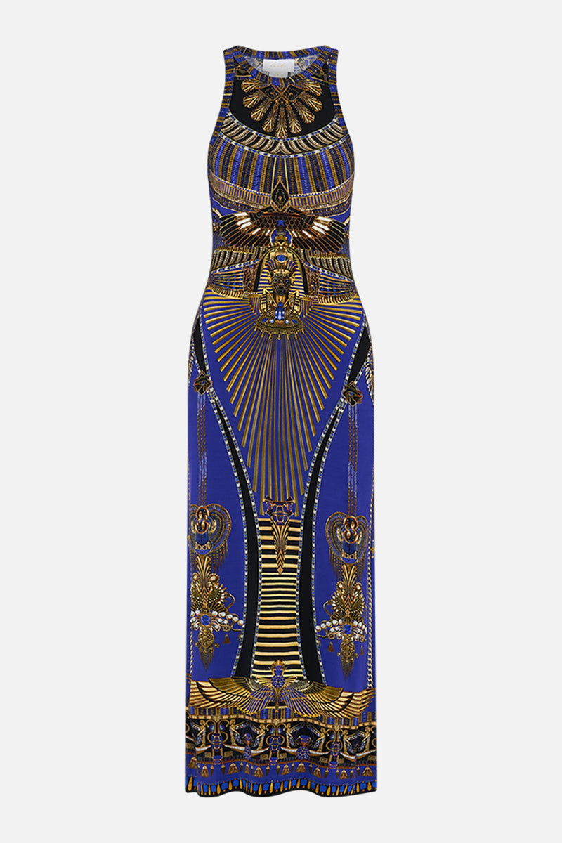 SLEEVELESS DRAPE BACK DRESS MY FAIR PHARAOH