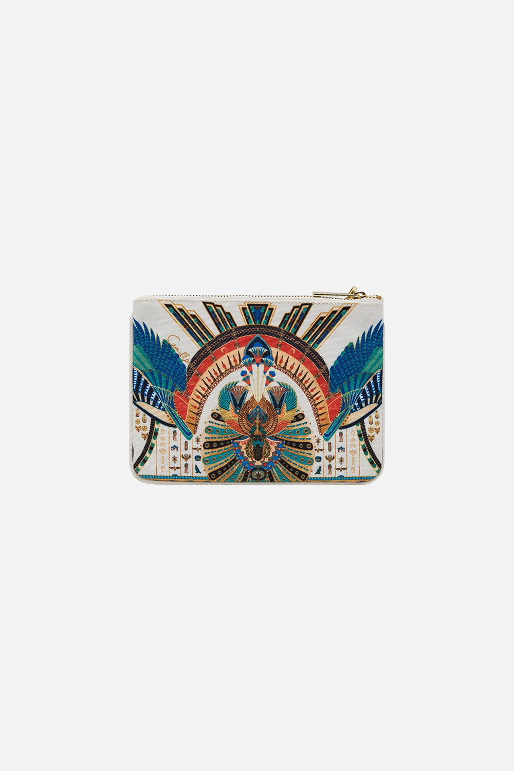 CAMILLA Coin And Phone Purse in Valley Of The Queens print.