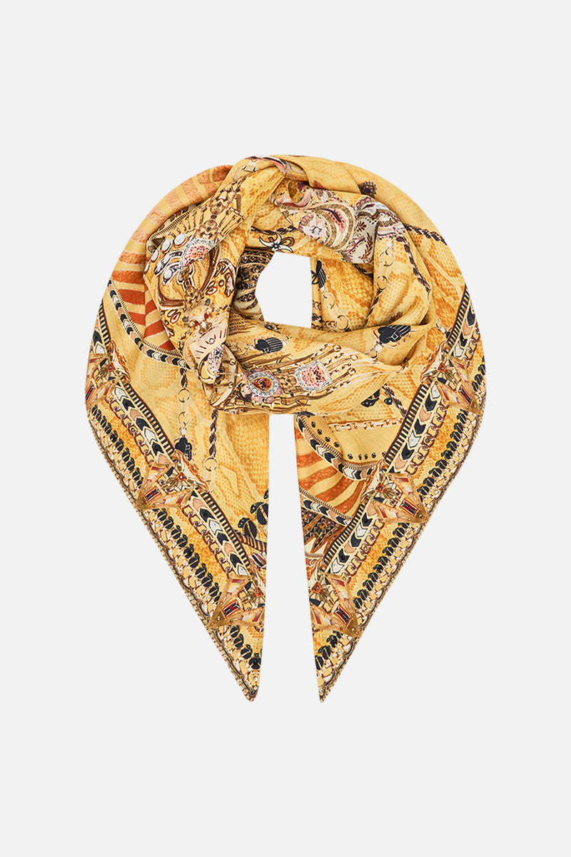 LARGE SQUARE SCARF KNIGHT OF THE WILD main image 1