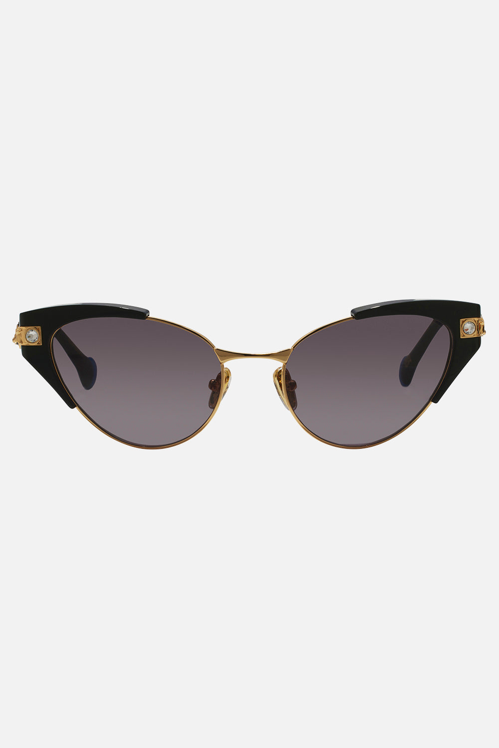 CAMILLA black designer sunglasses