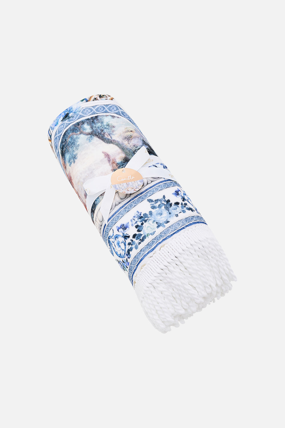 CAMILLA beach towle in Season of The Siren print