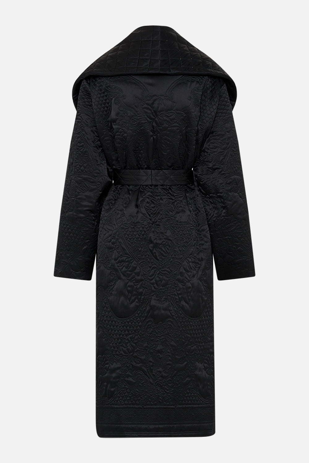 CAMILLA Gold V-Neck Flared Jumpsuit in Dance with the Duke print