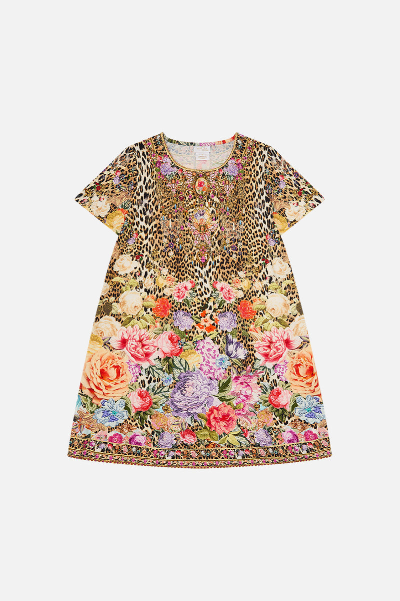 KIDS T-SHIRT DRESS WITH FLARE HEM 4-10 SALUTI SUMMERTIME main image 1