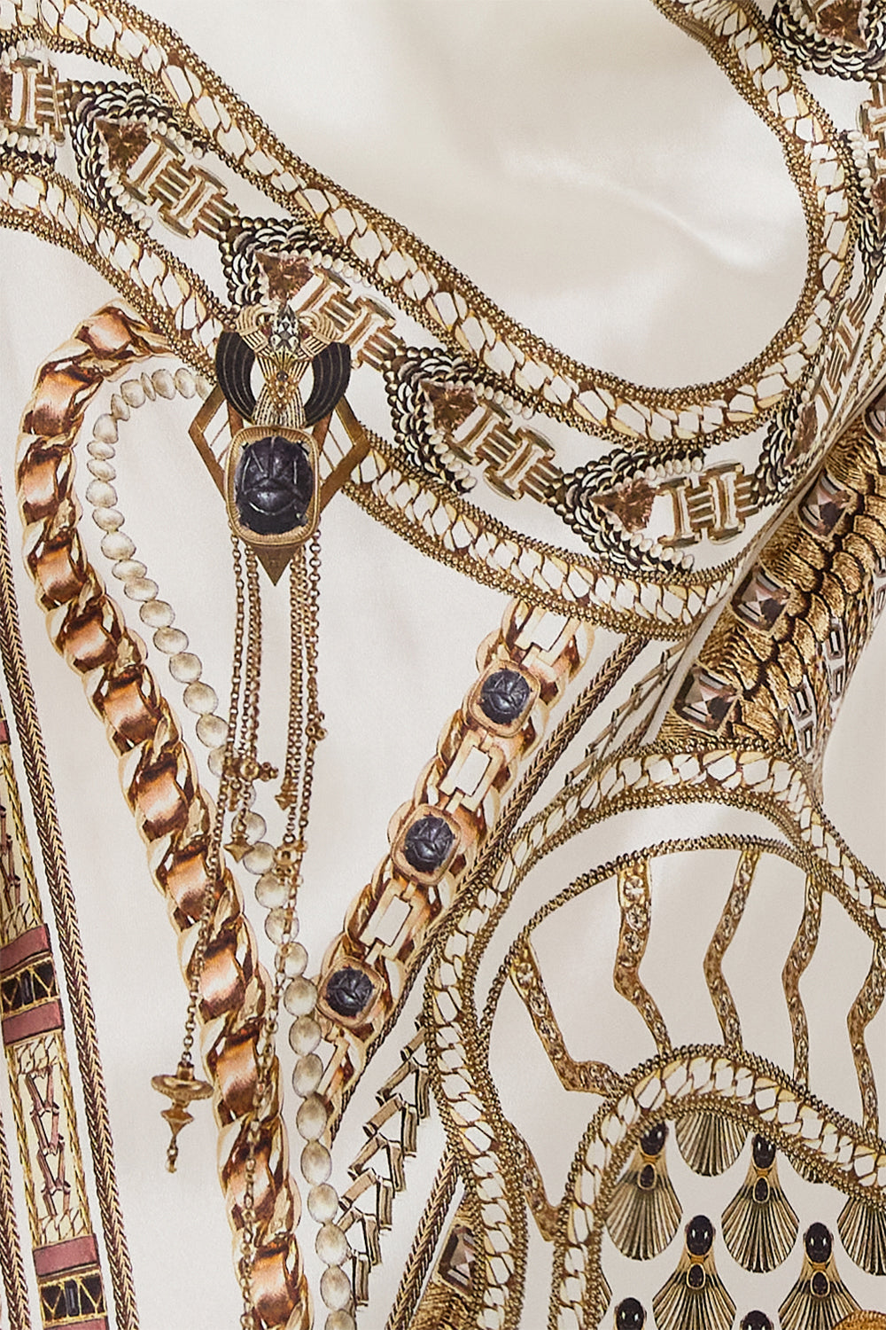 DRAPED LONG DRESS WITH NECKPIECE GODDESS ENERGY