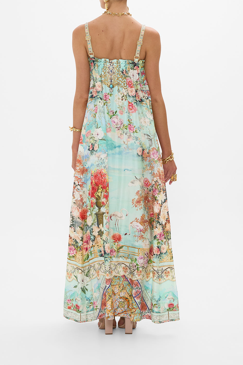 WIDE STRAP SUNDRESS THE JEWELLERY MUSEUM