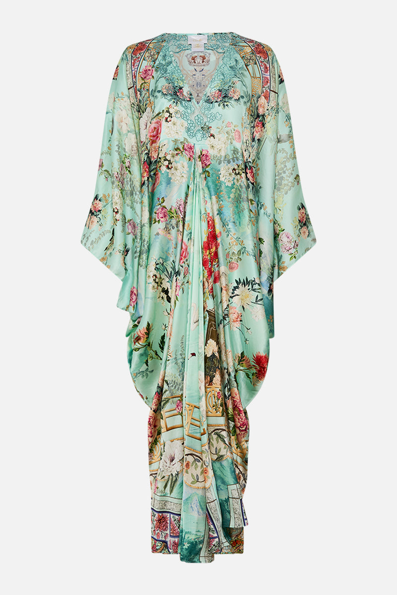 T SHAPE LONG KAFTAN SUNFLOWERS ON MY MIND