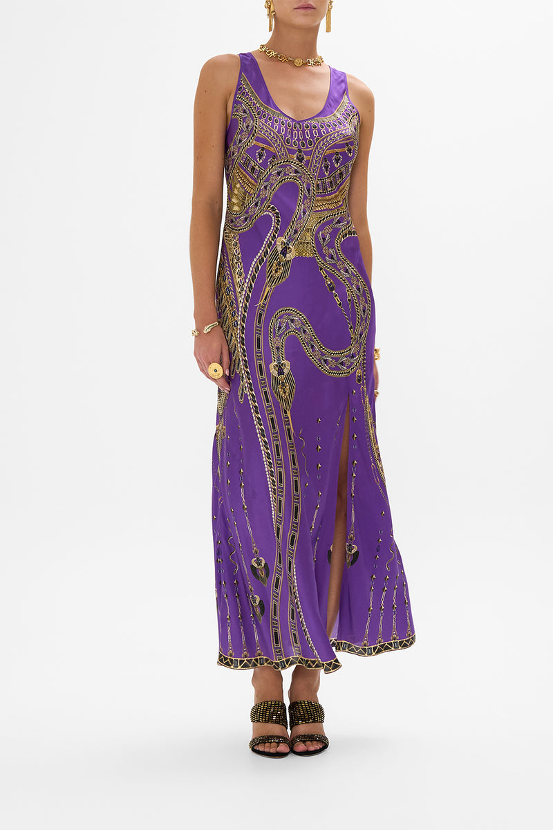 BIAS CUT TANK DRESS VIVIDLY VENICE