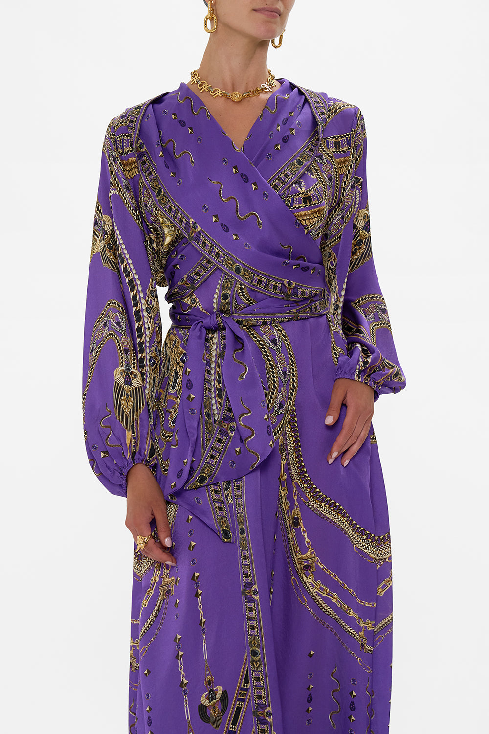 BLOUSON SLEEVE LAYER WITH HOOD LUXORLAND LADY