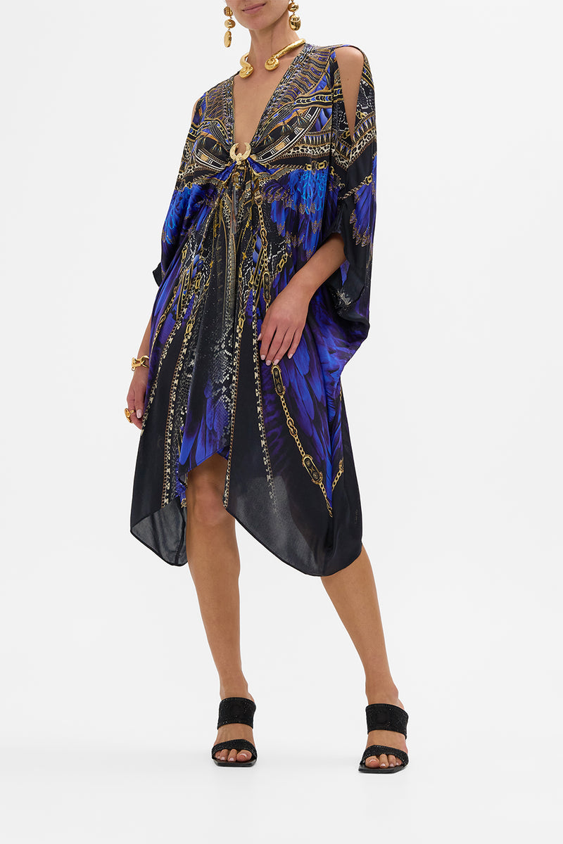 SHORT KAFTAN WITH HARDWARE CHAMPAGNE COAST main image 1