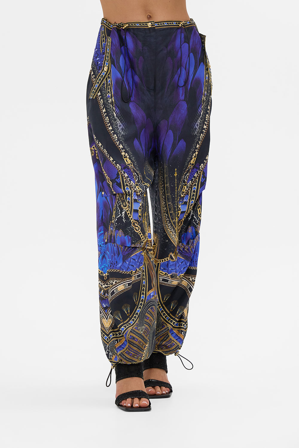 CAMILLA Parachute Pant in Other Side of the Oasis print.
