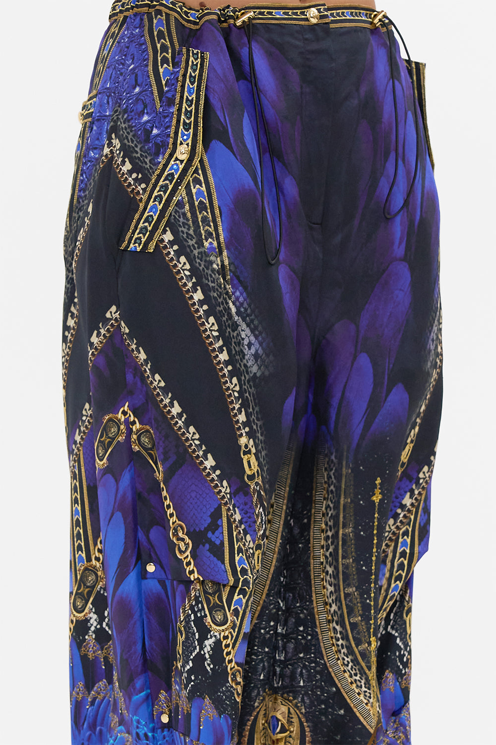 CAMILLA Parachute Pant in Other Side of the Oasis print.