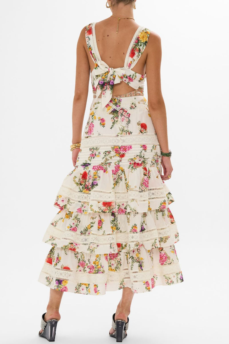Tiered Ruffle Hem Dress main image 0