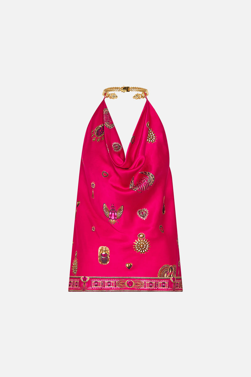 LONG SCARF KISSED BY A COBRA