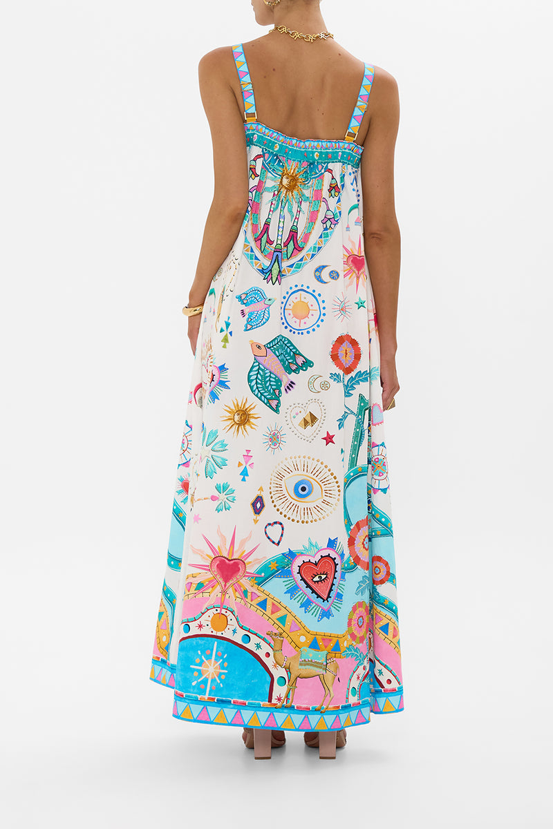 WIDE STRAP SUNDRESS FAITH, LUCK & JUSTICE main image 0