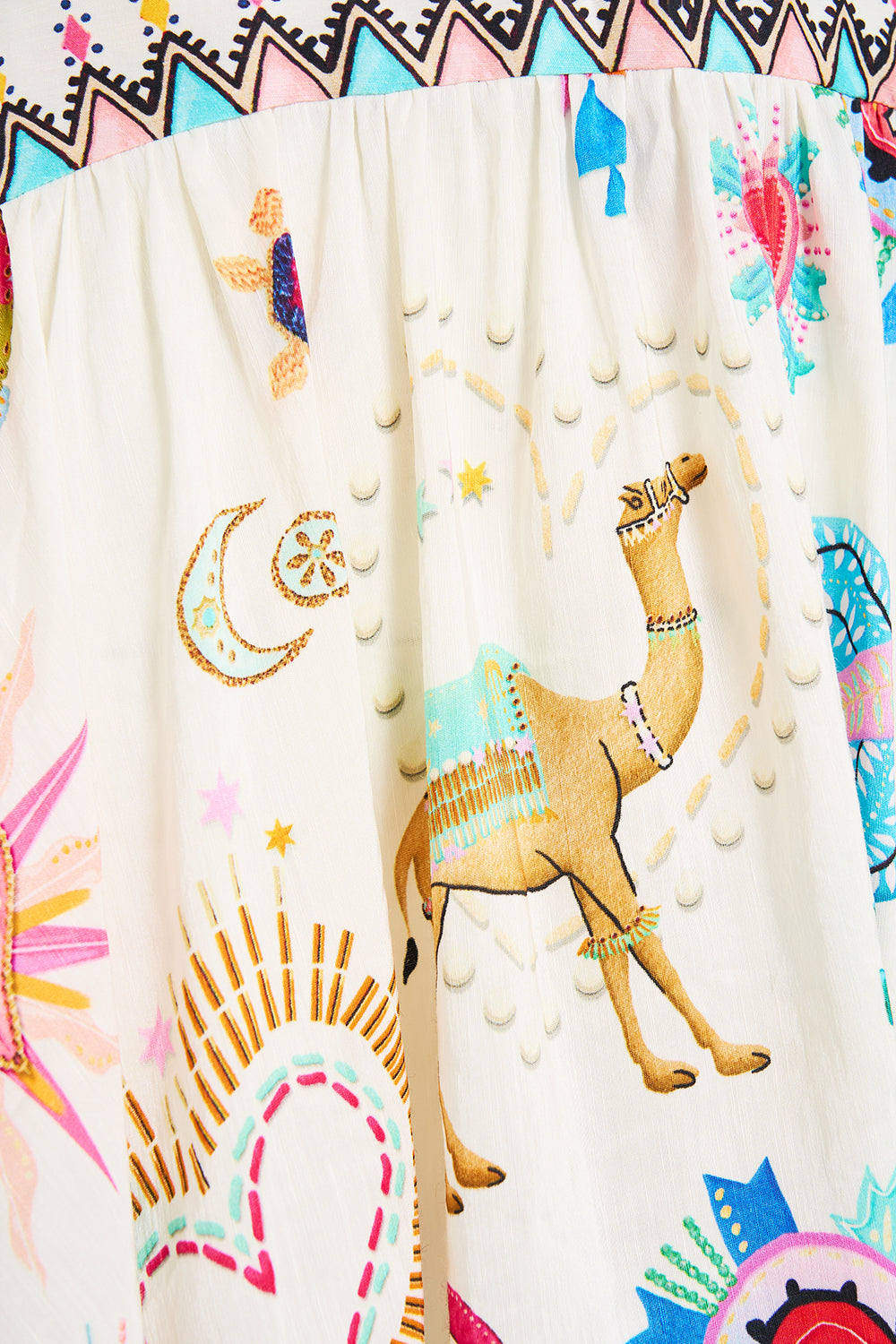 TIE SHOULDER SHORT DRESS LIVING IN COLOUR