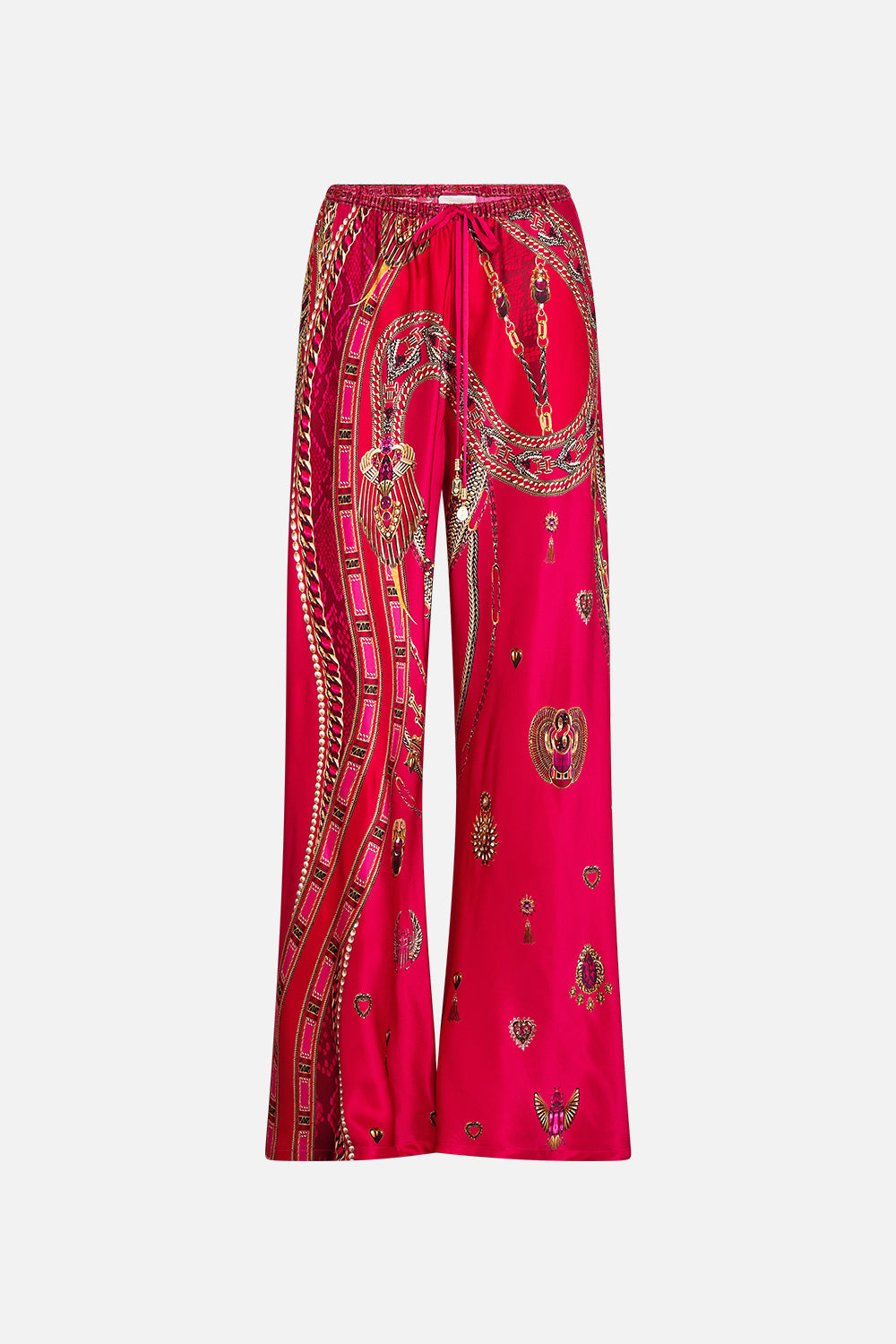 BIAS CUT DRAWSTRING PANT KISSED BY A COBRA