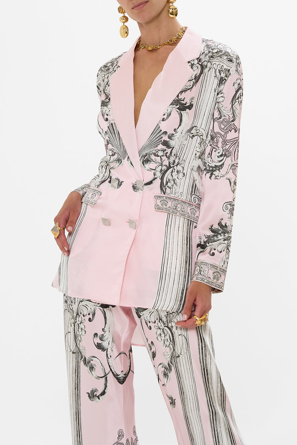 DOUBLE BREASTED SOFT JACKET CAVE OF WONDERS