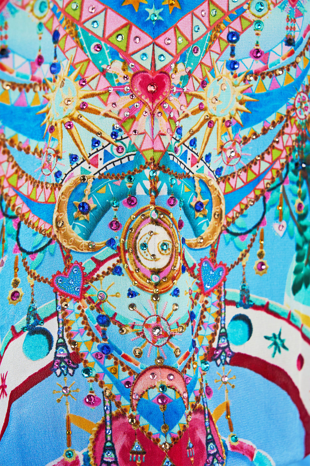 DROP SHOULDER PLAYSUIT A PAINTED VILLAGE