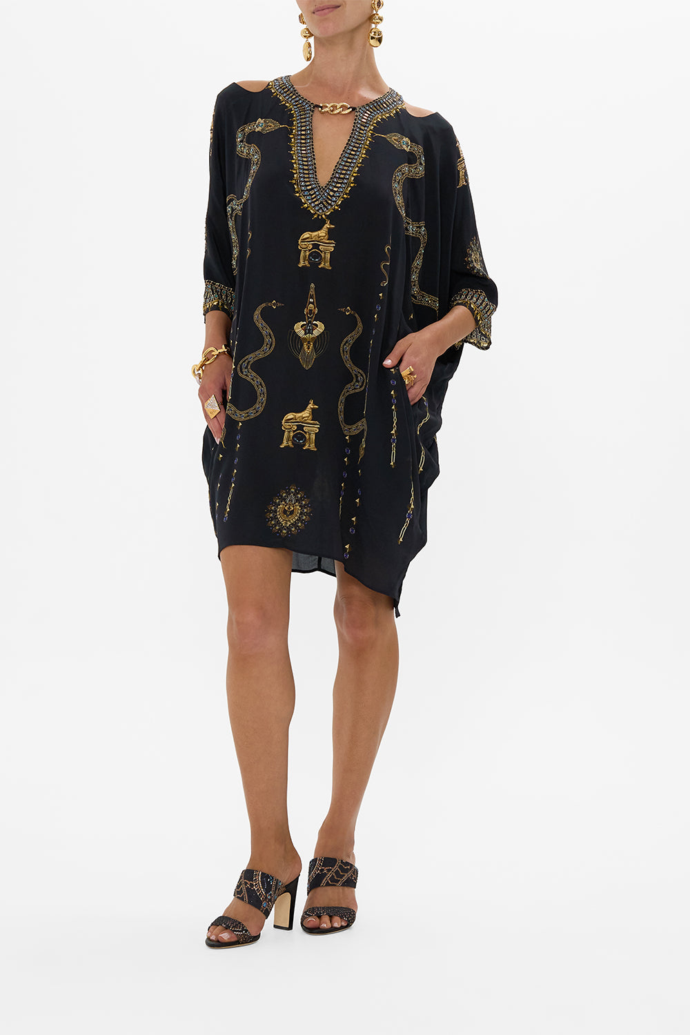 BATWING CUTOUT SHORT KAFTAN CALL ME CLEOPATRA