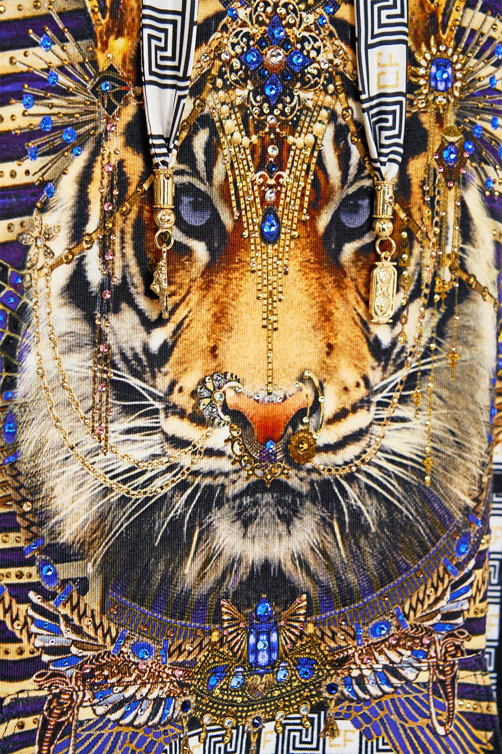 SILK HEM BAND BOYFRIEND HOODIE READ MY GLYPHS