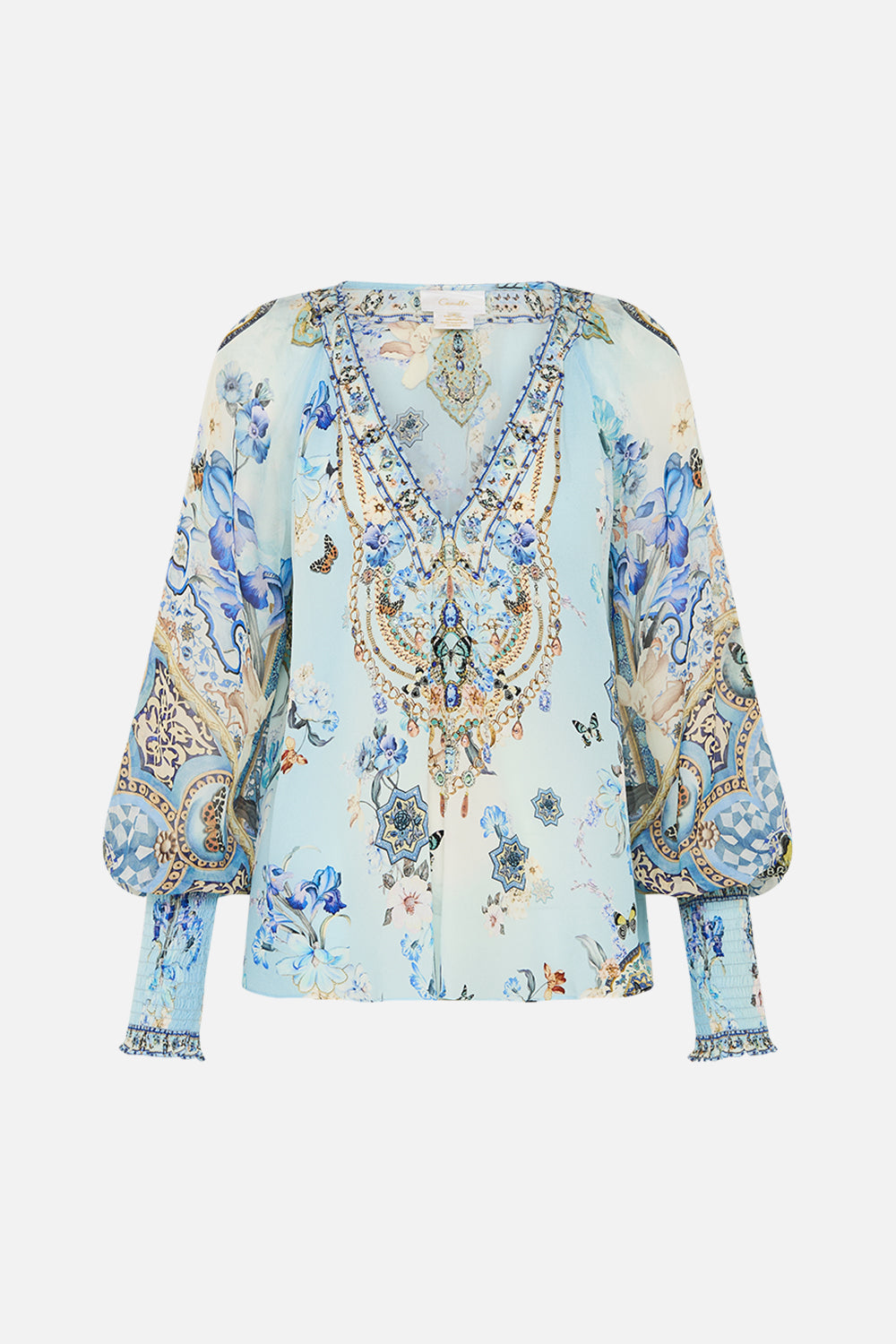 SHIRRED CUFF BLOUSE AL MANIAL PALACE MEMOIRS