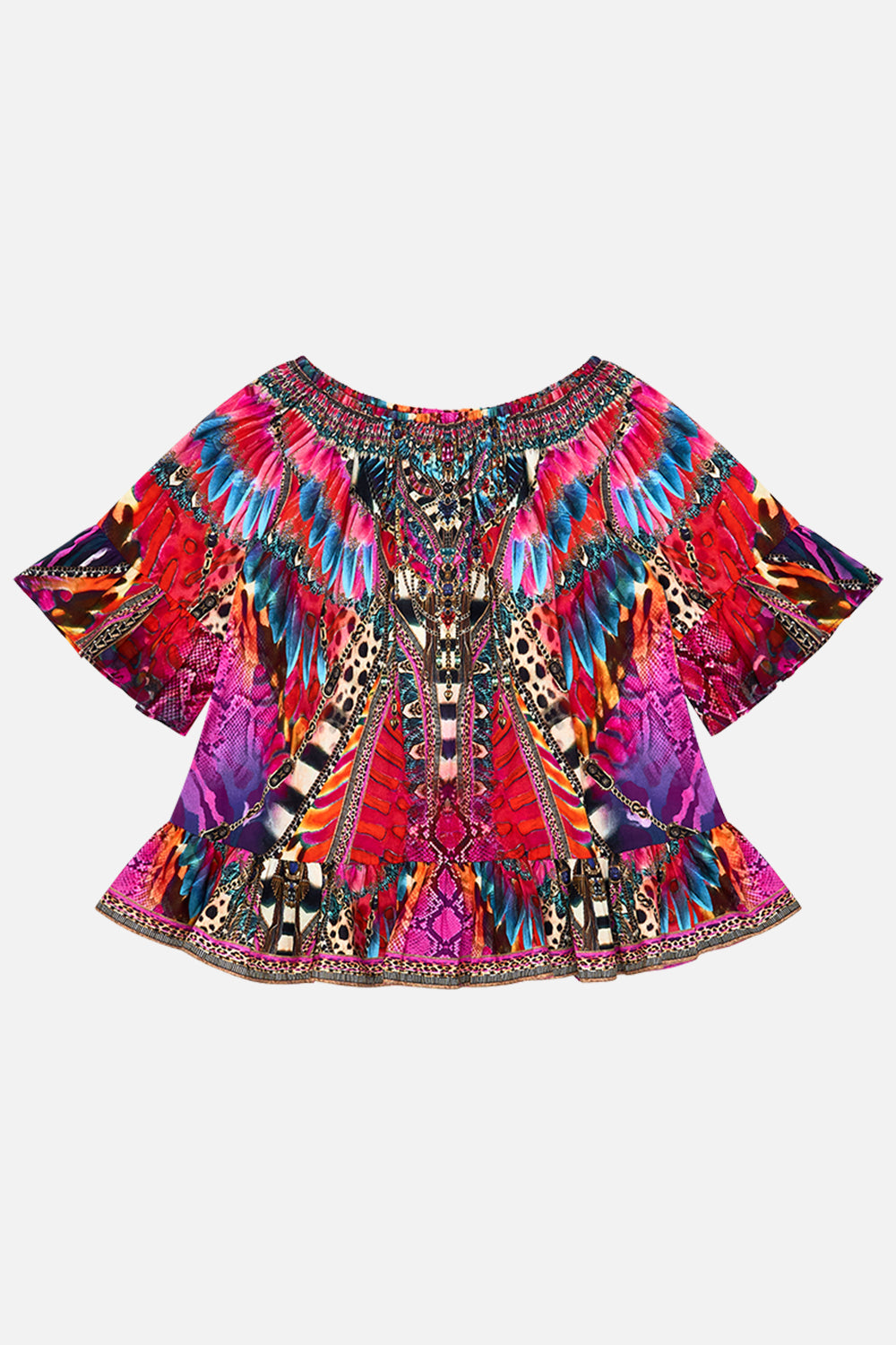 Milla by CAMILLA Kids A Line Frill Dress in Sahara Supernatural print.