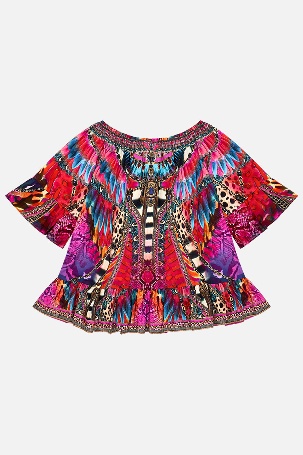 Milla by CAMILLA Kids A Line Frill Dress in Sahara Supernatural print.