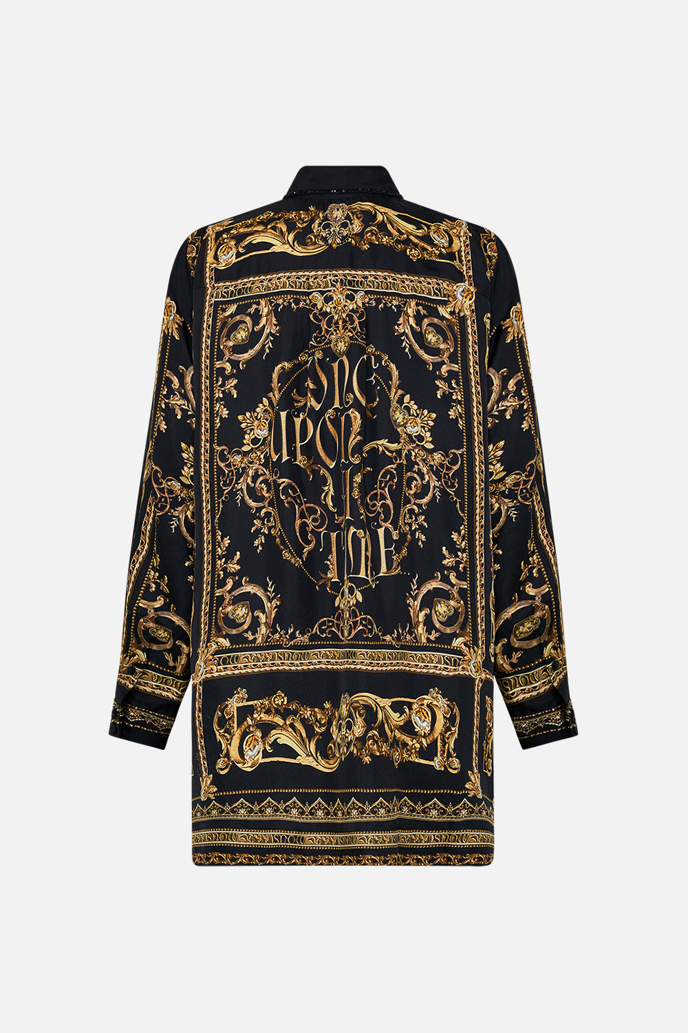 Disney CAMILLA silk shirt in Once Upon A Time print